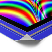 カラーのスパイダーウェブを引き出す ポスター (角)