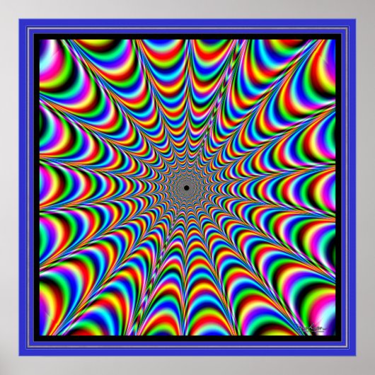 カラーのスパイダーウェブを引き出す ポスター (正面)