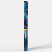 カラーのスプラッシュの追加:抽象芸術はっきりした&クリアティフ Case-Mate iPhoneケース (裏面 / 右)