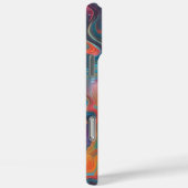 カラーのスプラッシュの追加:抽象芸術はっきりした&クリアティフ Case-Mate iPhoneケース (裏面 / 右)