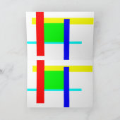 カラーのハグ カード (内部)