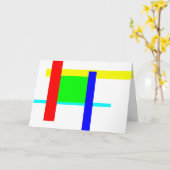 カラーのハグ カード (黄色い花)