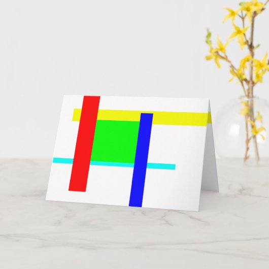 カラーのハグ カード (黄色い花)