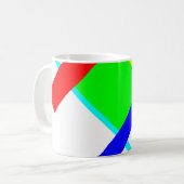カラーのハグ コーヒーマグカップ (正面左)