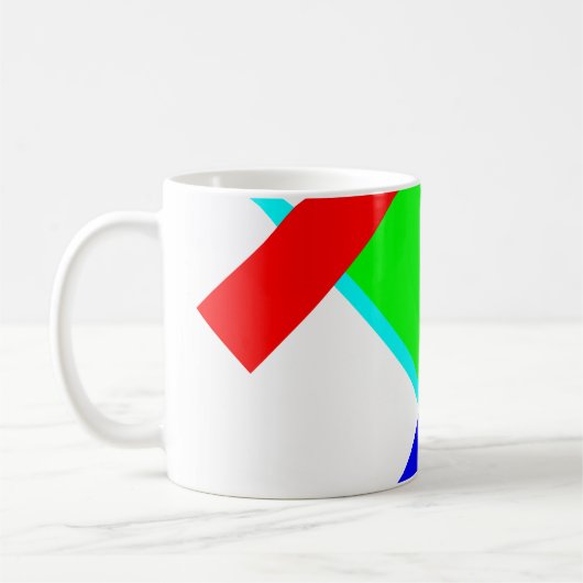 カラーのハグ コーヒーマグカップ (左)