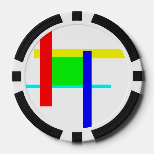カラーのハグ ポーカーチップ (正面)