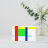 カラーのハグ 名刺 (スタンド正面)