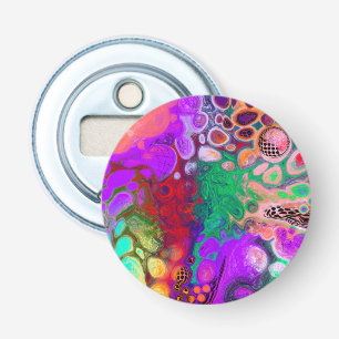 カラーのバーストDigital Fluid Art 栓抜き