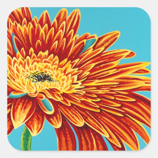 カラーのバーストI スクエアシール (正面)