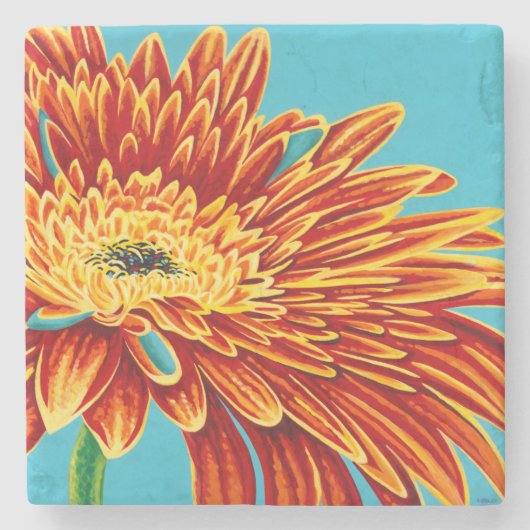 カラーのバーストI ストーンコースター (正面)