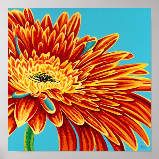 カラーのバーストI ポスター (正面)