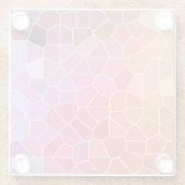 カラーのピース ガラスコースター (裏面)