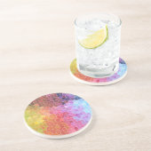 カラーのピース コースター (側面)