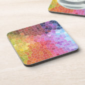 カラーのピース コースター (左側)