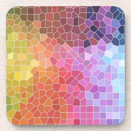 カラーのピース コースター (正面)