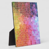 カラーのピース フォトプラーク (側面)