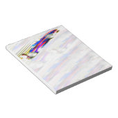 カラーのフラッシュ ノートパッド (アングル)