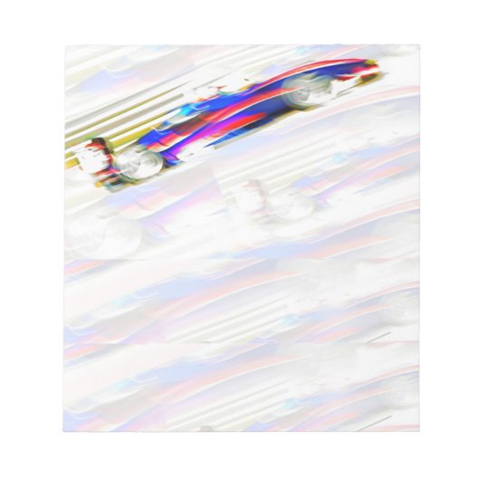 カラーのフラッシュ ノートパッド (正面)