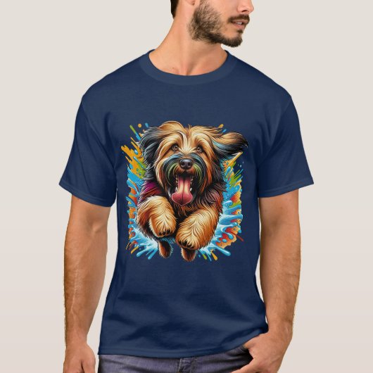カラーのブライアードスプラッシュ Tシャツ (正面)