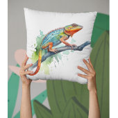 カラーのブランチ：カメレオンアート クッション