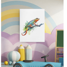 カラーのブランチ：カメレオンアート メタルプリント