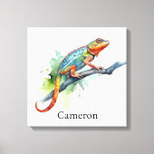 カラーのブランチ：カメレオンカスタムアート キャンバスプリント (正面)