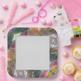 カラーのプリズム ペーパープレート