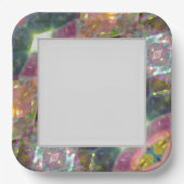 カラーのプリズム ペーパープレート (正面)