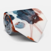 カラーのポープリント ネクタイ (ロール)