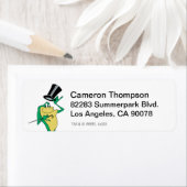 カラーのミシガン・J・フロッグ ラベル (インサイチュ)