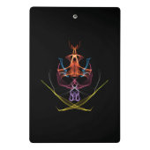 カラーのミニクリップボ数々のード(デザイン) ミニクリップボード (裏面)