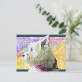 カラーのライリー ポストカード (スタンド正面)