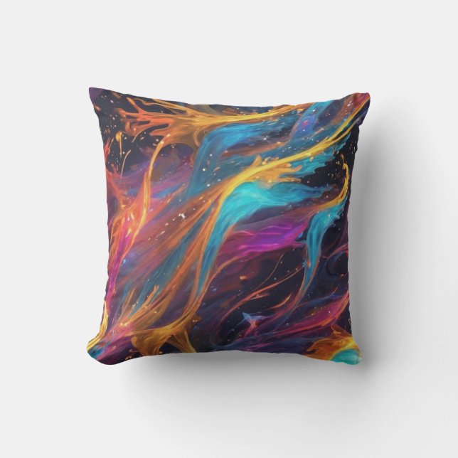 カラーのレイ アウトドアクッション (正面)