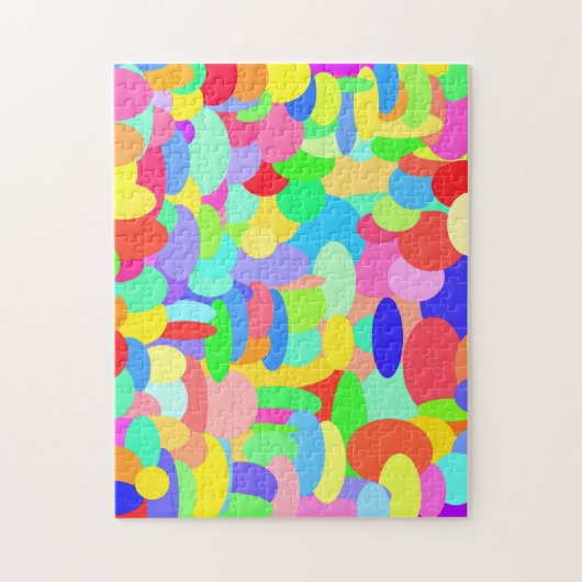 カラーの円パズル ジグソーパズル (縦)