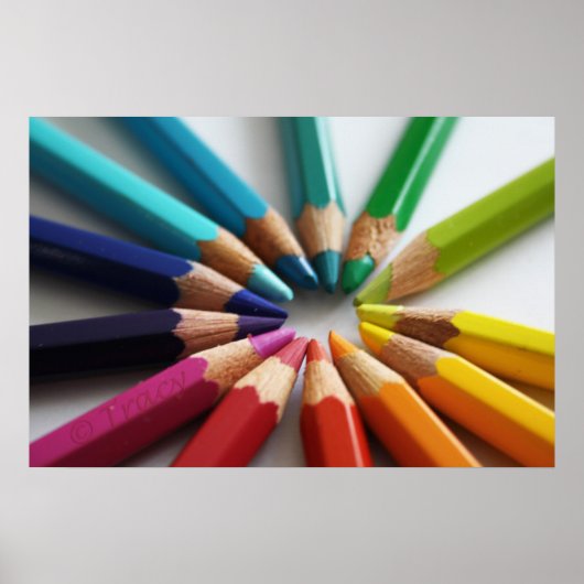 カラーの円 ポスター (正面)