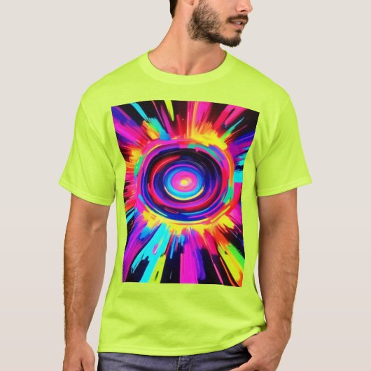 カラーの循環シンフォニー Tシャツ (正面)