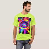 カラーの循環シンフォニー Tシャツ (正面フル)