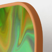 カラーの書き込み ピックルボールラケット (左詳細)