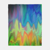 カラーの書き込み フリースブランケット (正面)