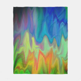 カラーの書き込み フリースブランケット