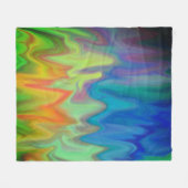 カラーの書き込み フリースブランケット (正面(横))