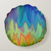 カラーの書き込み ラウンドクッション (裏面)