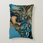 カラーの渦巻き装飾用クッション アクセントクッション (裏面(縦))