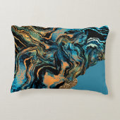 カラーの渦巻き装飾用クッション アクセントクッション (裏面)