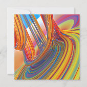 カラーの滝 カード (正面)