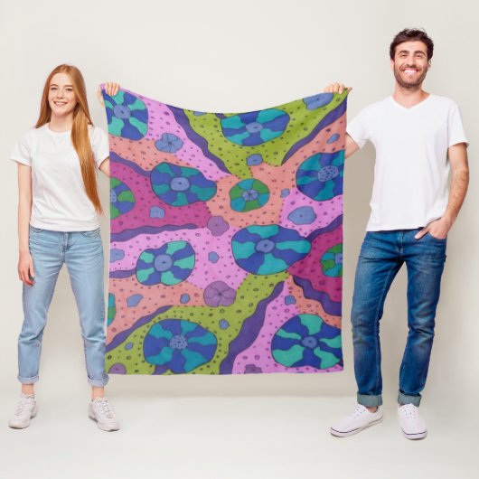 カラーの爆発抽象芸術スケッチ フリースブランケット (インサイチュ)