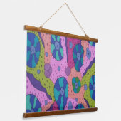 カラーの爆発抽象芸術スケッチ 吊り下げ型タペストリー (傾斜あり)