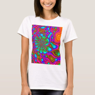 カラーの絞り染めブラスト Tシャツ