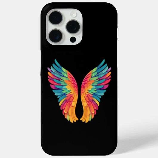 カラーの翼 - エステティックフォンケース Case-Mate iPhoneケース (裏面)