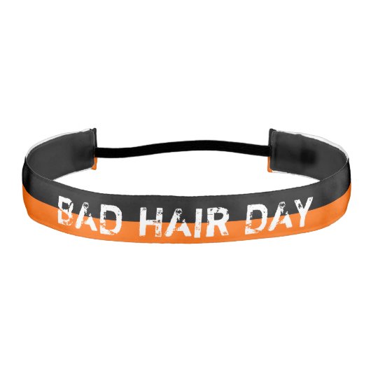 カラーの背景のみ – オレンジ+アイディア アスレチックヘッドバンド (正面)